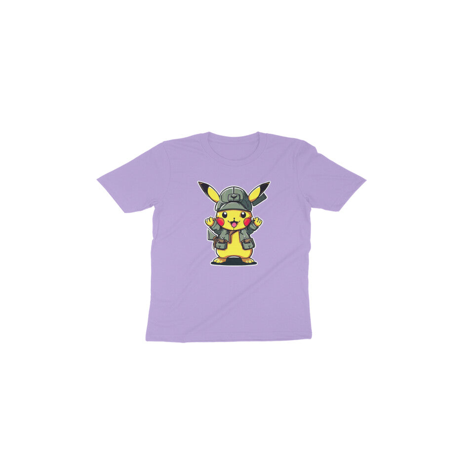 Adorable Pikachu Fun: Toddler's Round Neck T-Shirt - Pokemon Design
