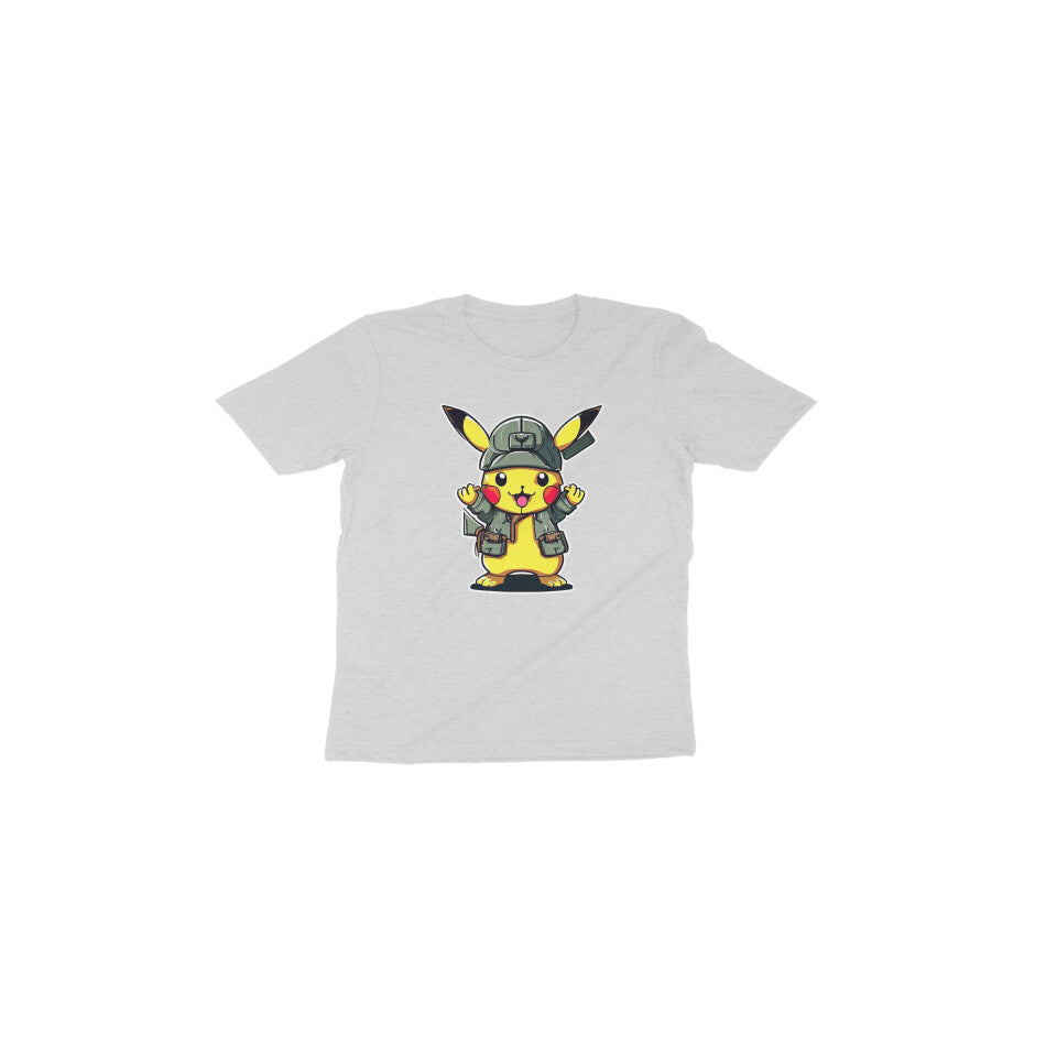 Adorable Pikachu Fun: Toddler's Round Neck T-Shirt - Pokemon Design