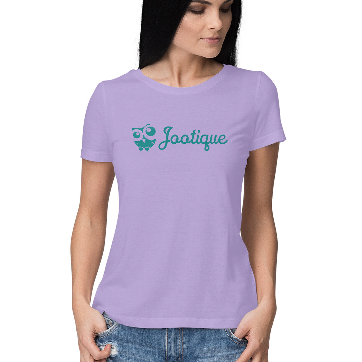 Jootique Logo Tee: Women's Round Neck T-Shirt - Empowering Fashion