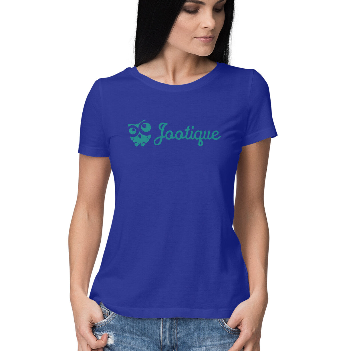 Jootique Logo Tee: Women's Round Neck T-Shirt - Empowering Fashion