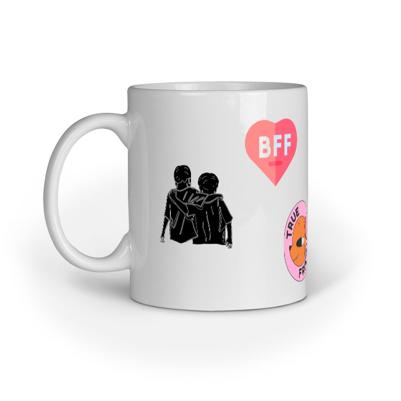 Best Friends Forever Printed Mugs