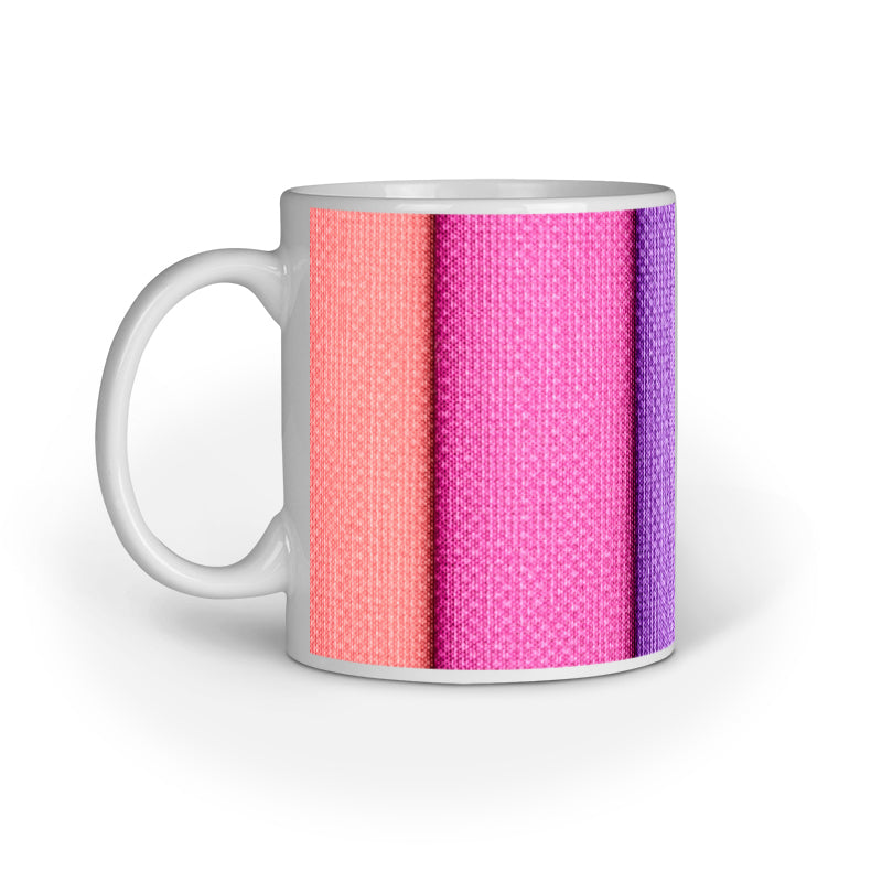 Colorful Texture Slices Printed Mugs