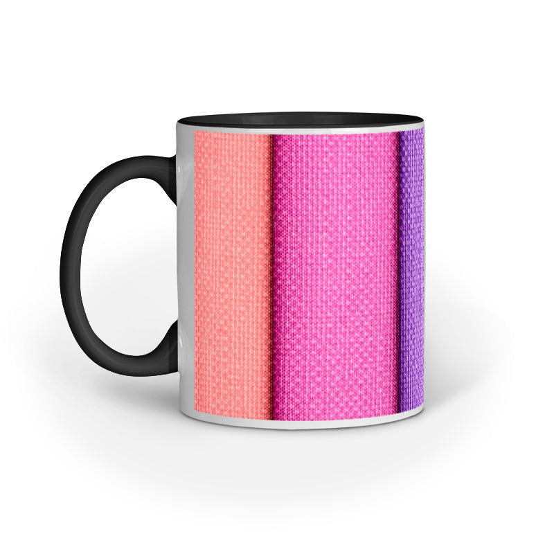 Colorful Texture Slices Printed Mugs