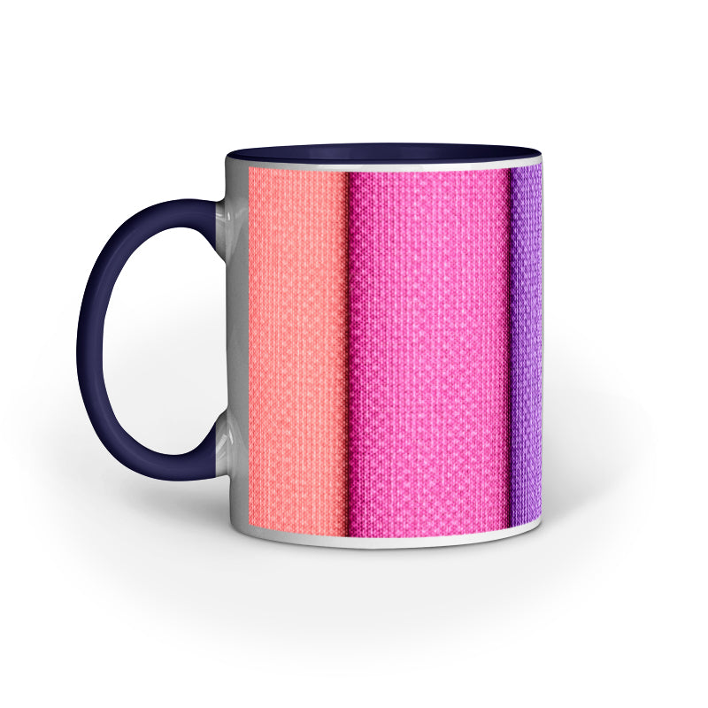 Colorful Texture Slices Printed Mugs