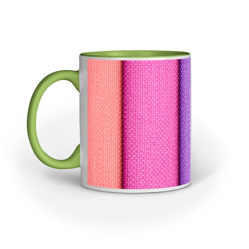 Colorful Texture Slices Printed Mugs