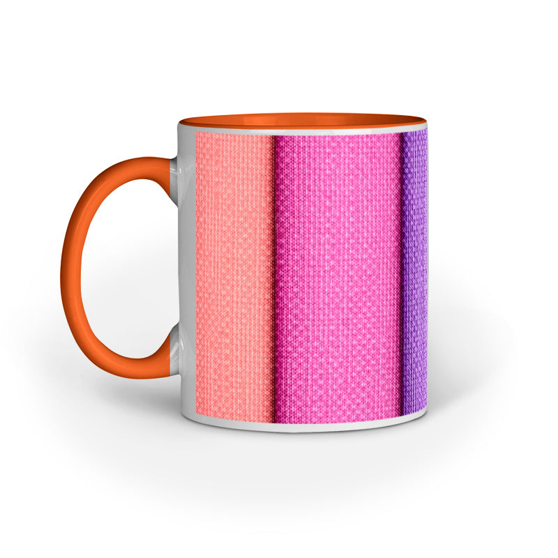 Colorful Texture Slices Printed Mugs