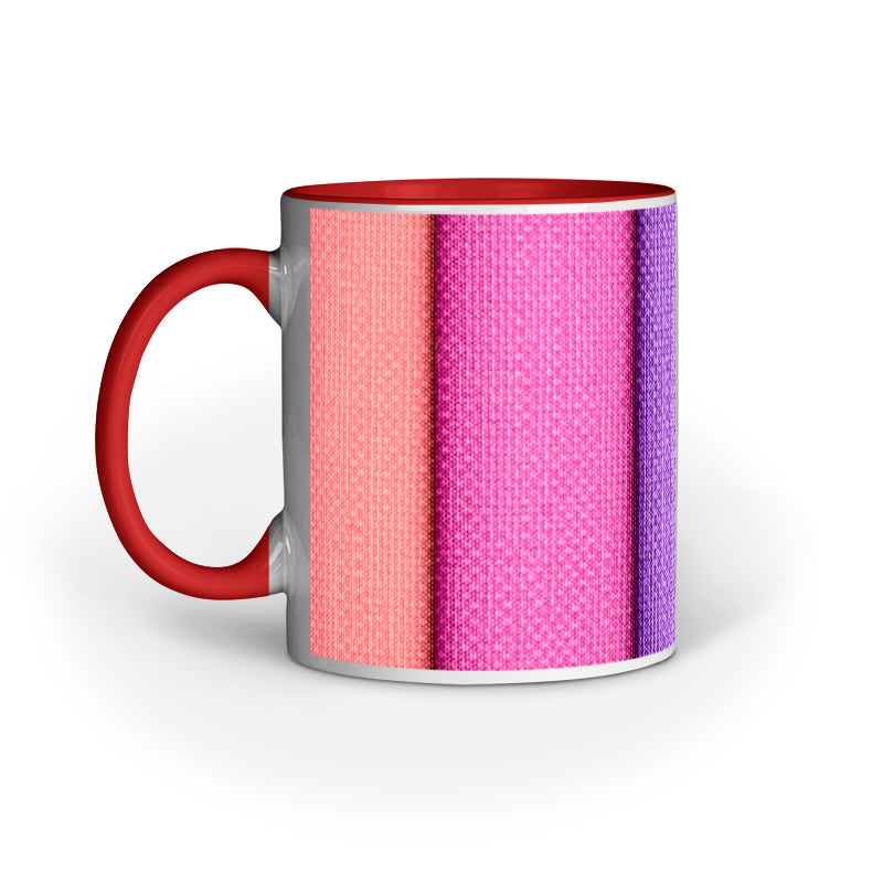Colorful Texture Slices Printed Mugs