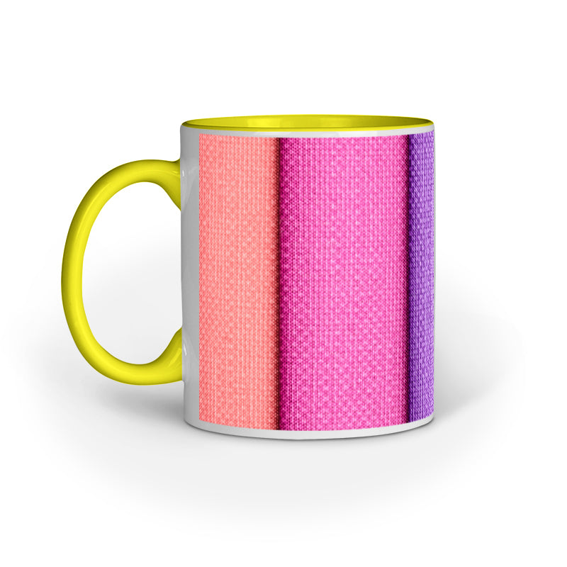 Colorful Texture Slices Printed Mugs