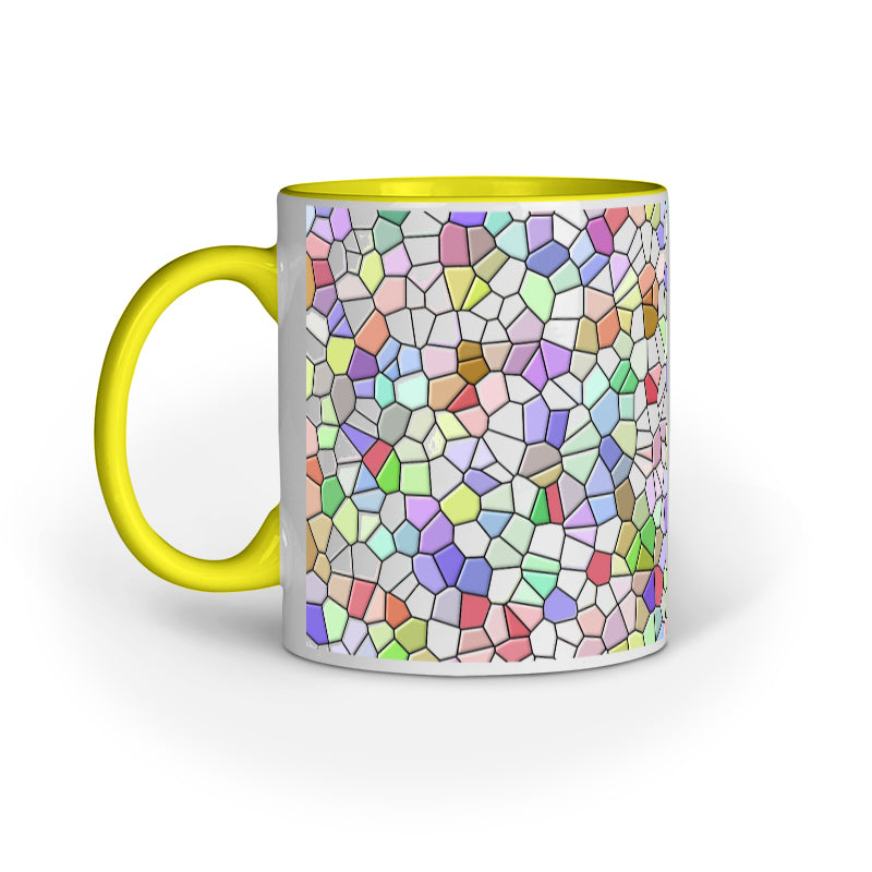 Mesmerizing Glasswork Mugs: Abstract Design Collection