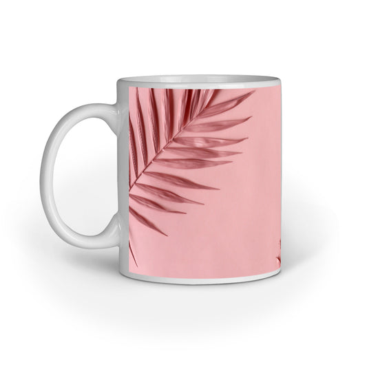 Nature's Charm: Leafy Delight Printed Mugs