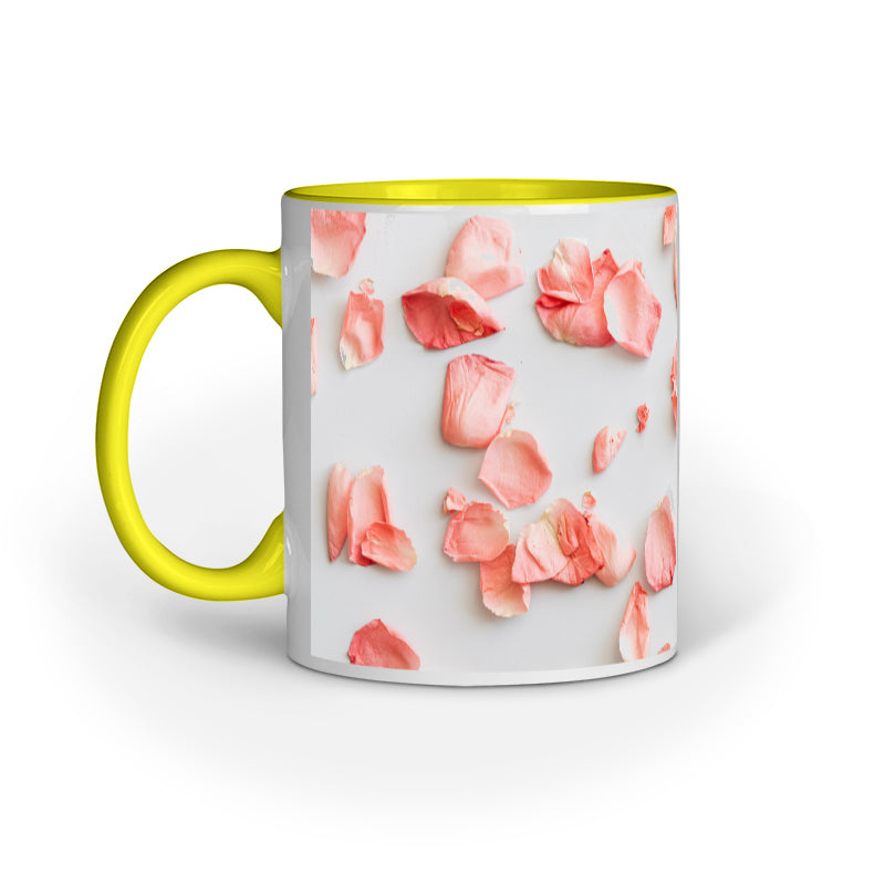 Floral Petal Bliss: Printed Mugs Collection