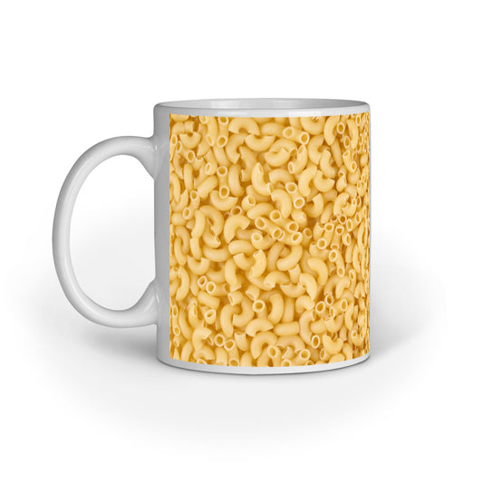 Abstract Pasta Design Printed Mug: Culinary Inspiration