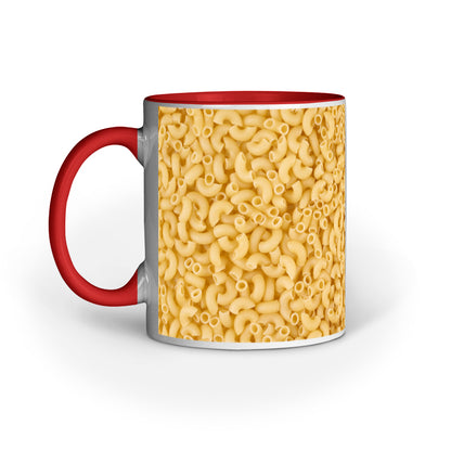 Abstract Pasta Design Printed Mug: Culinary Inspiration