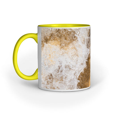 Tranquil Sea Beach Waves Design Printed Mug: Coastal Escape