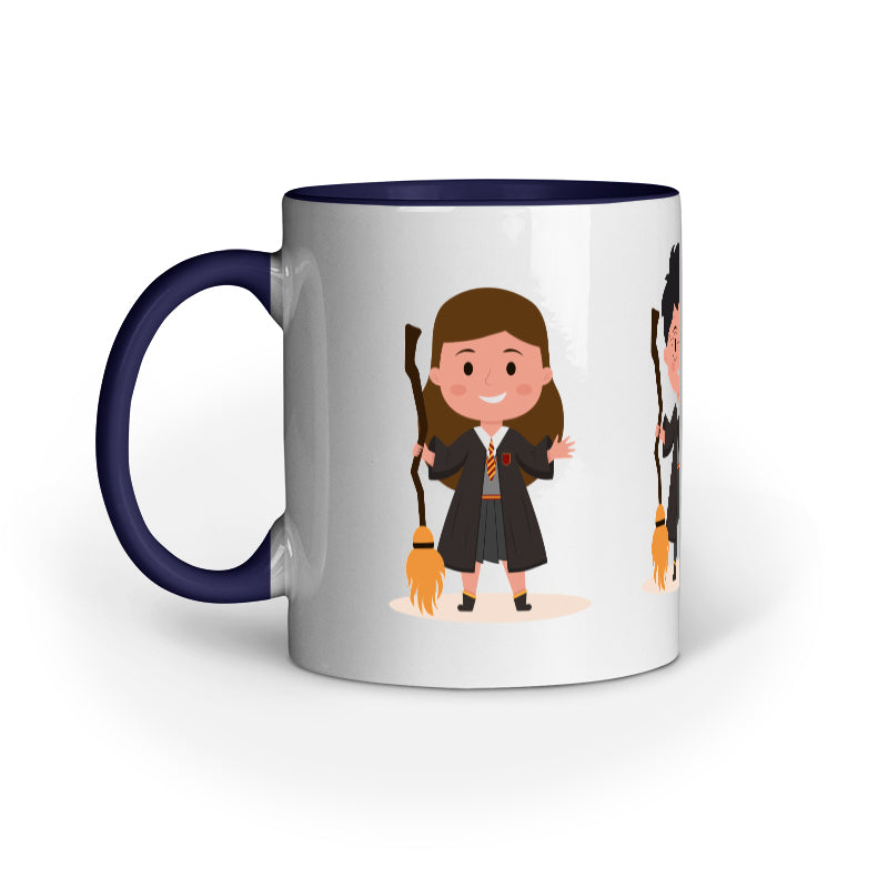 Magical Trio: Harry, Hermione, and Ron Printed Mugs