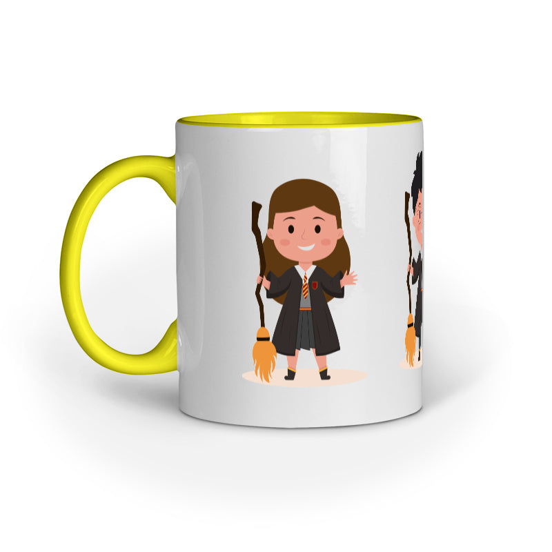 Magical Trio: Harry, Hermione, and Ron Printed Mugs