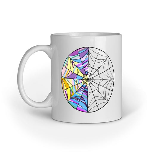 Wednesday Adams Window Printed Mugs