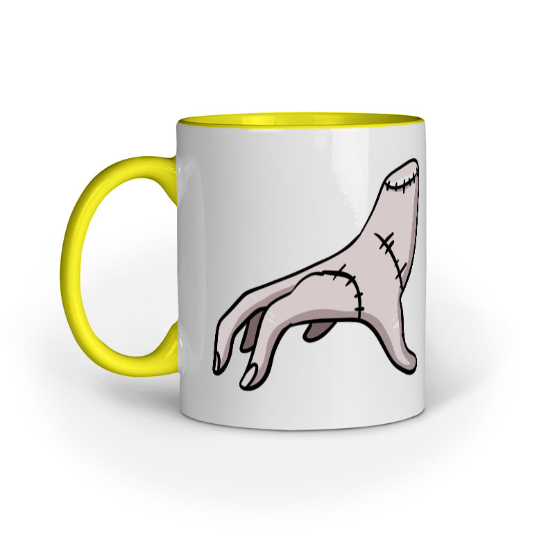 Mysterious Thing Mug: Wednesday's Loyal Companion Printed Design