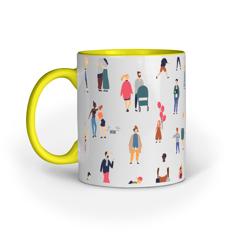 Family Walk Mug: Celebrating Diversity and Unity in Every Step
