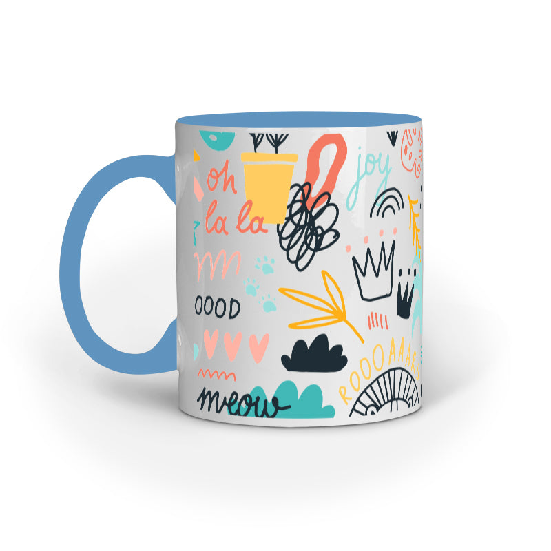 Eclectic Patterns Printed Mugs