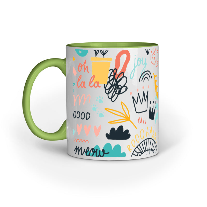 Eclectic Patterns Printed Mugs