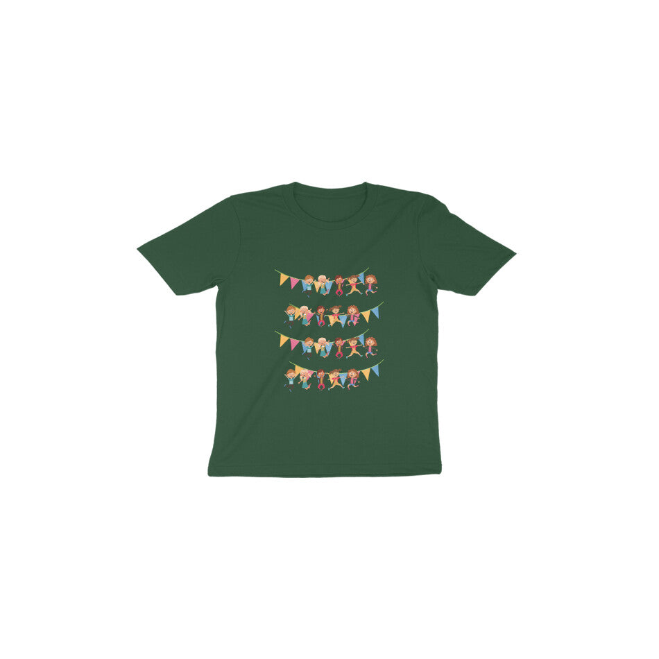 Toddler's Durga Puja T-Shirt - Joyful Festivities and Smiles
