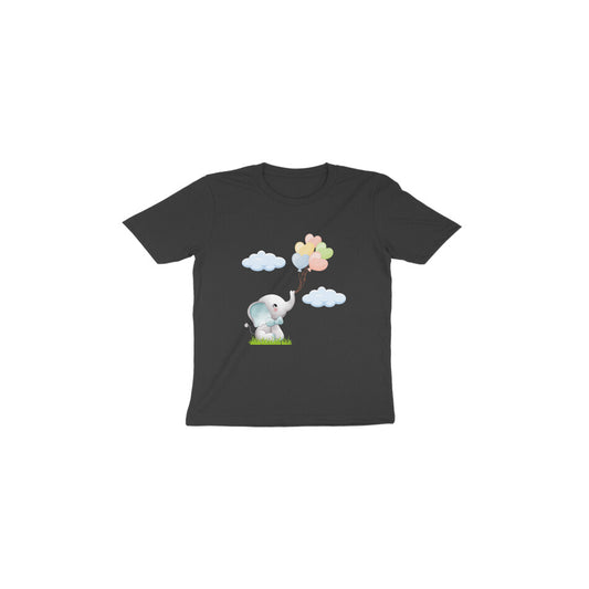Adorable Elephant Toddler Tee: Playful Balloon Adventures
