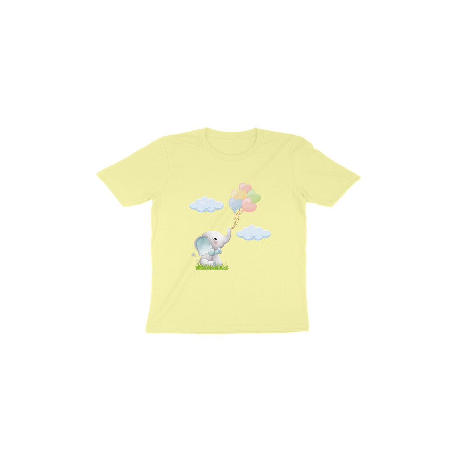 Adorable Elephant Toddler Tee: Playful Balloon Adventures