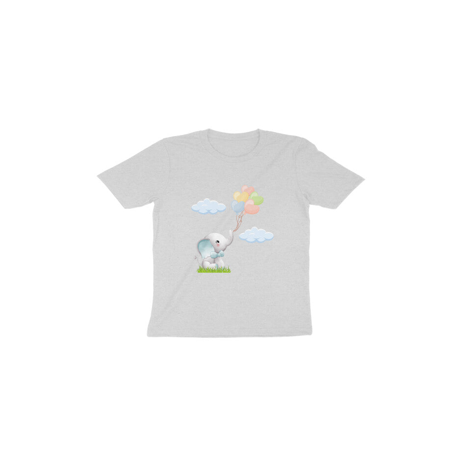 Adorable Elephant Toddler Tee: Playful Balloon Adventures