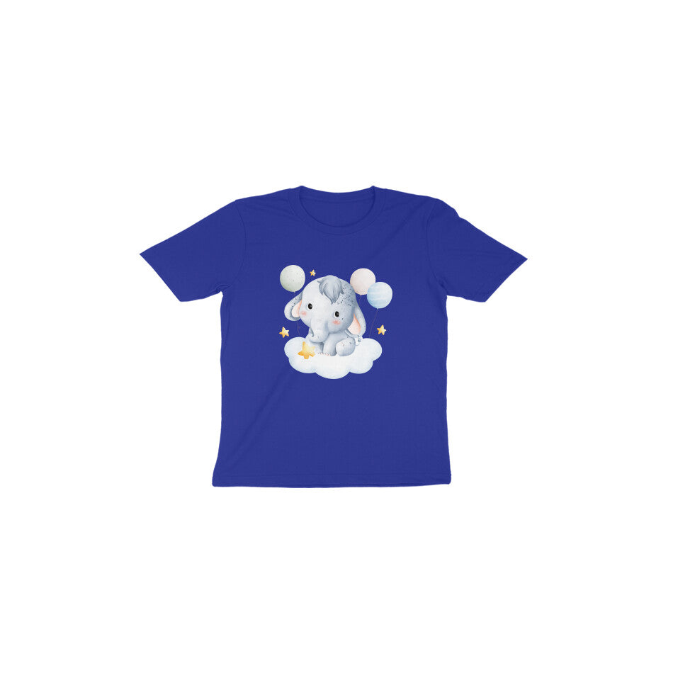 Adorable Baby Elephant and Balloons Toddler Tee