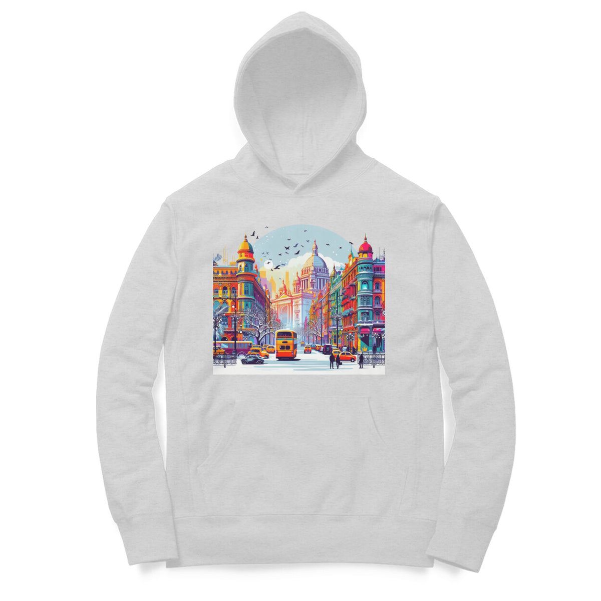 Kolkata Dreams Unisex Printed Hoodie - Urban Fantasy Edition