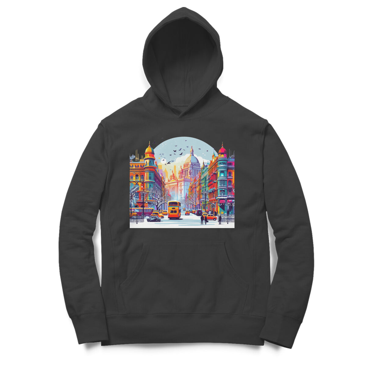 Kolkata Dreams Unisex Printed Hoodie - Urban Fantasy Edition