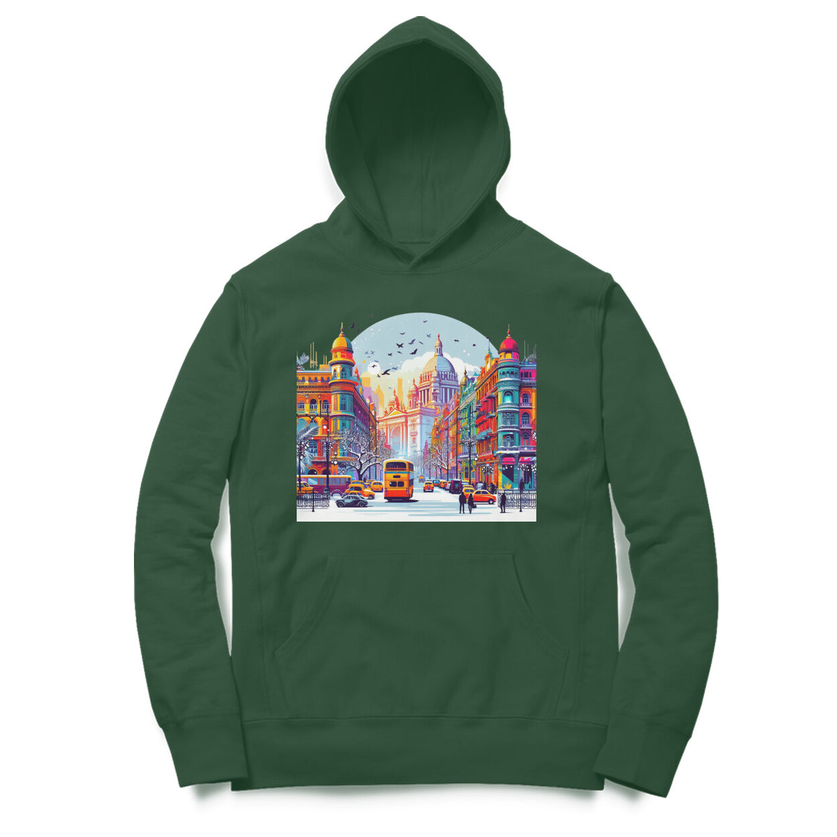 Kolkata Dreams Unisex Printed Hoodie - Urban Fantasy Edition
