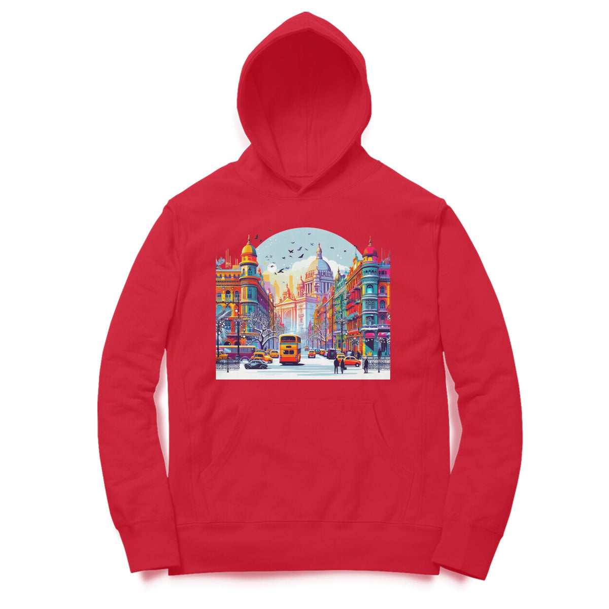 Kolkata Dreams Unisex Printed Hoodie - Urban Fantasy Edition