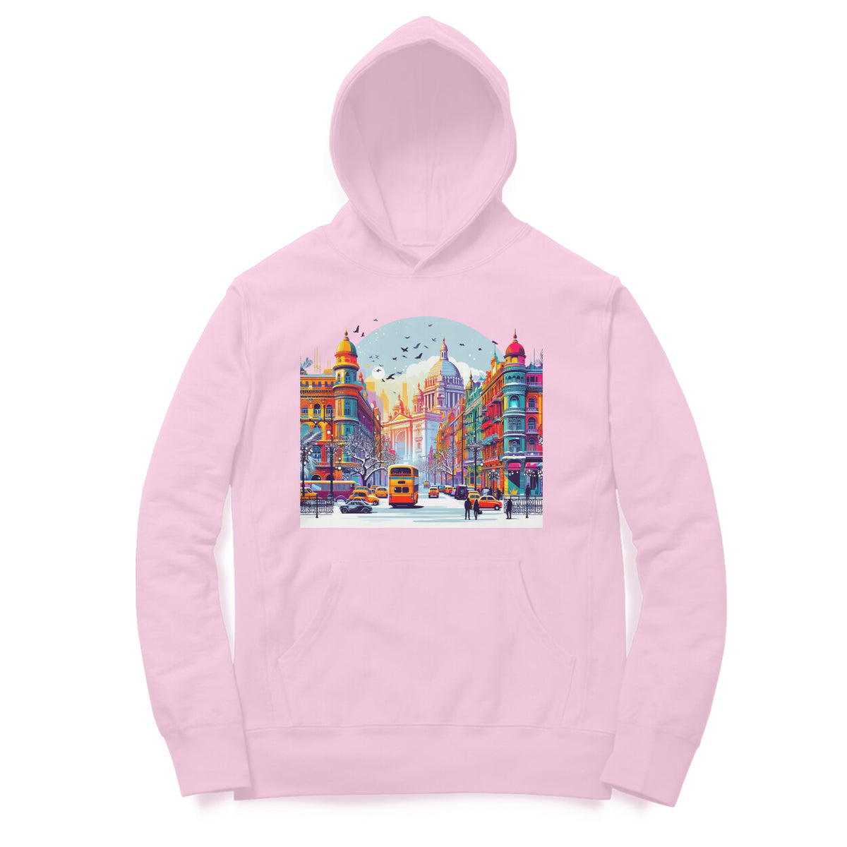 Kolkata Dreams Unisex Printed Hoodie - Urban Fantasy Edition