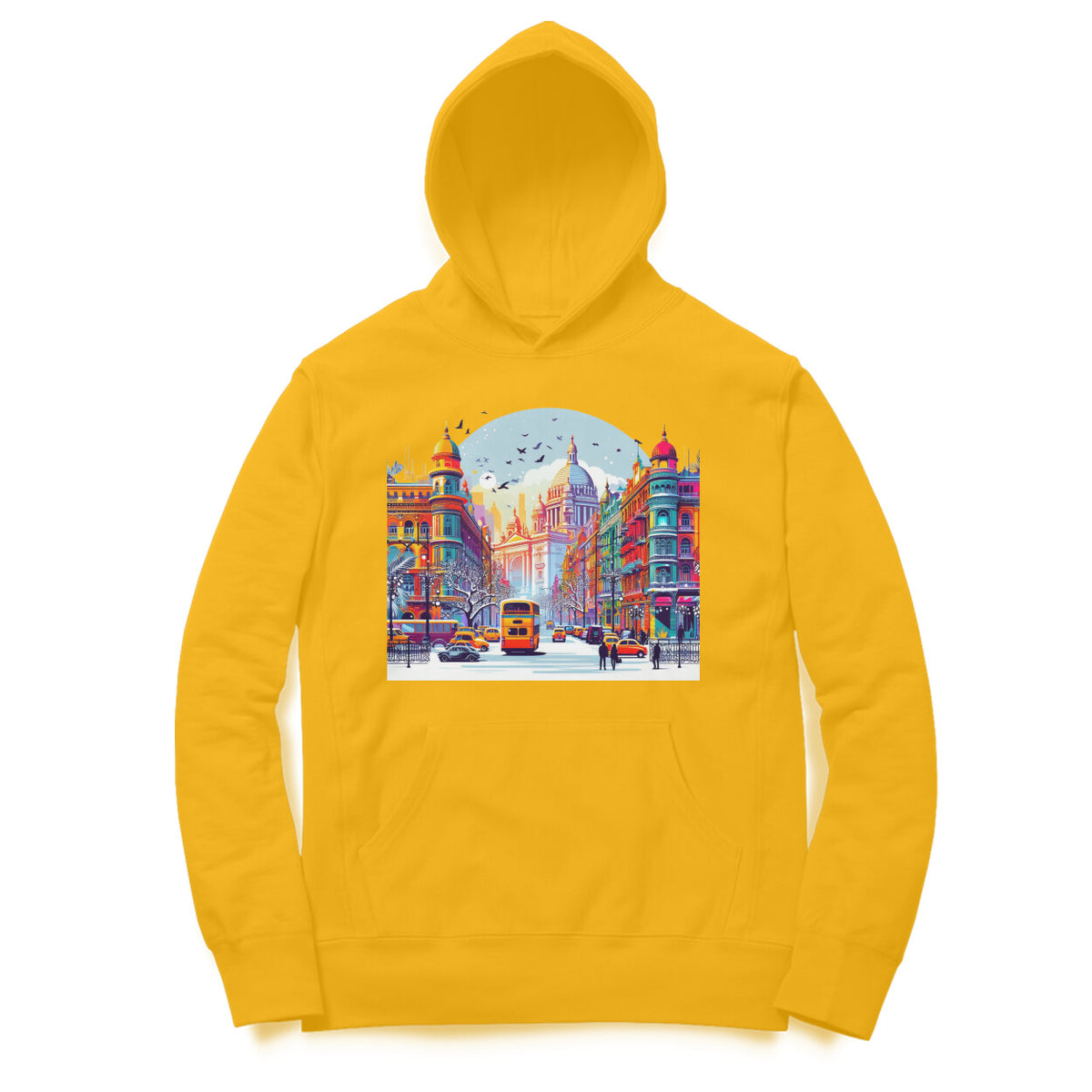 Kolkata Dreams Unisex Printed Hoodie - Urban Fantasy Edition
