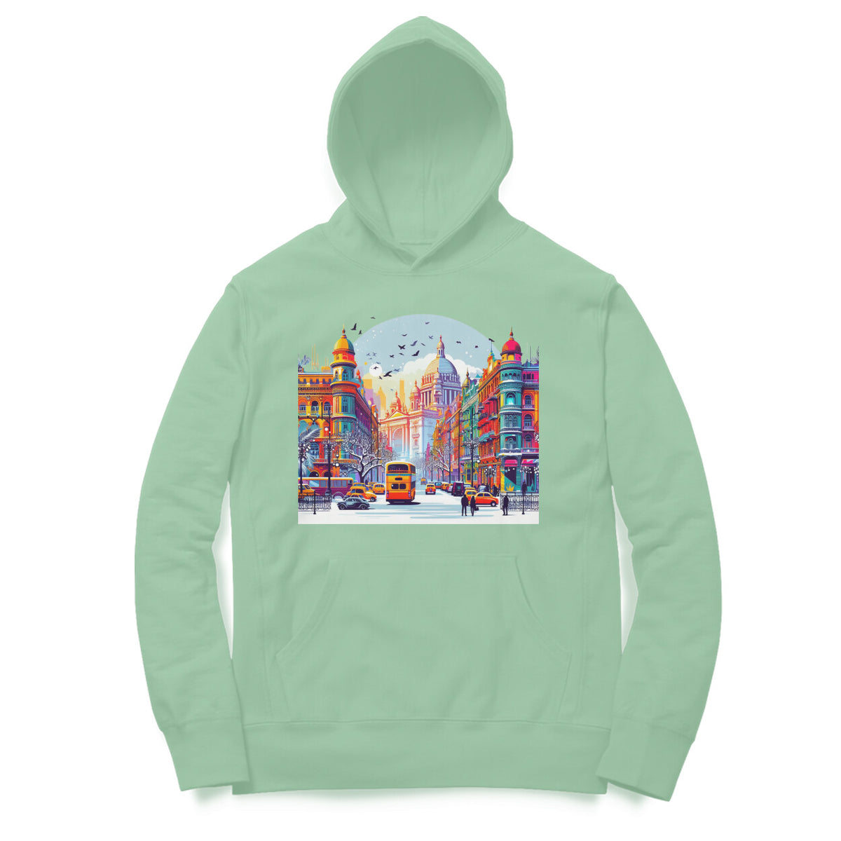 Kolkata Dreams Unisex Printed Hoodie - Urban Fantasy Edition