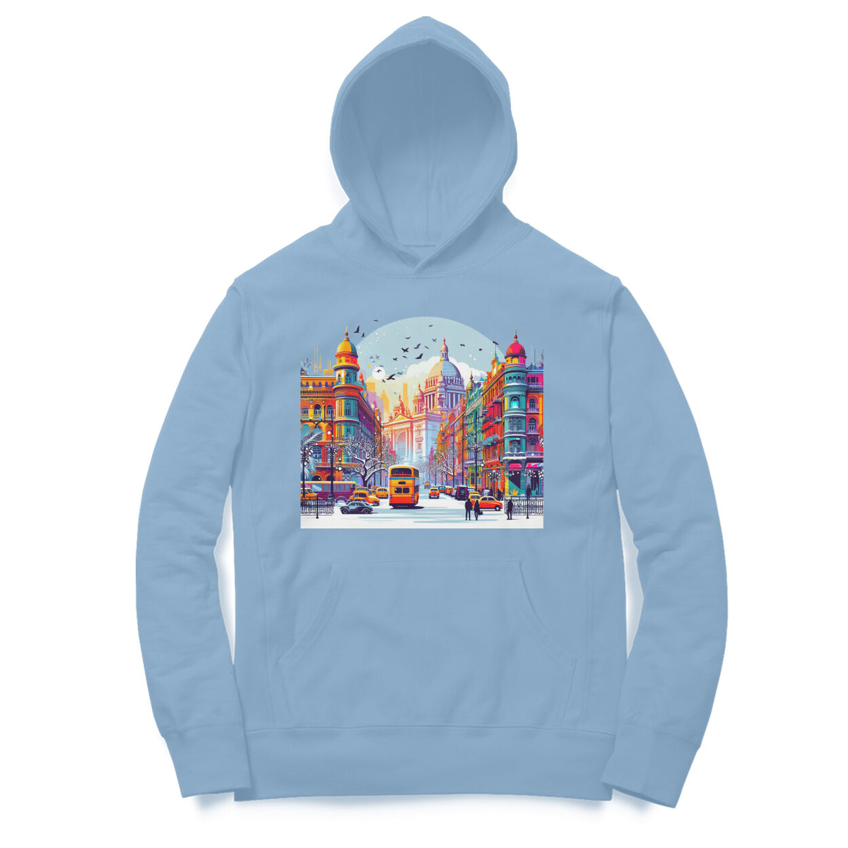 Kolkata Dreams Unisex Printed Hoodie - Urban Fantasy Edition