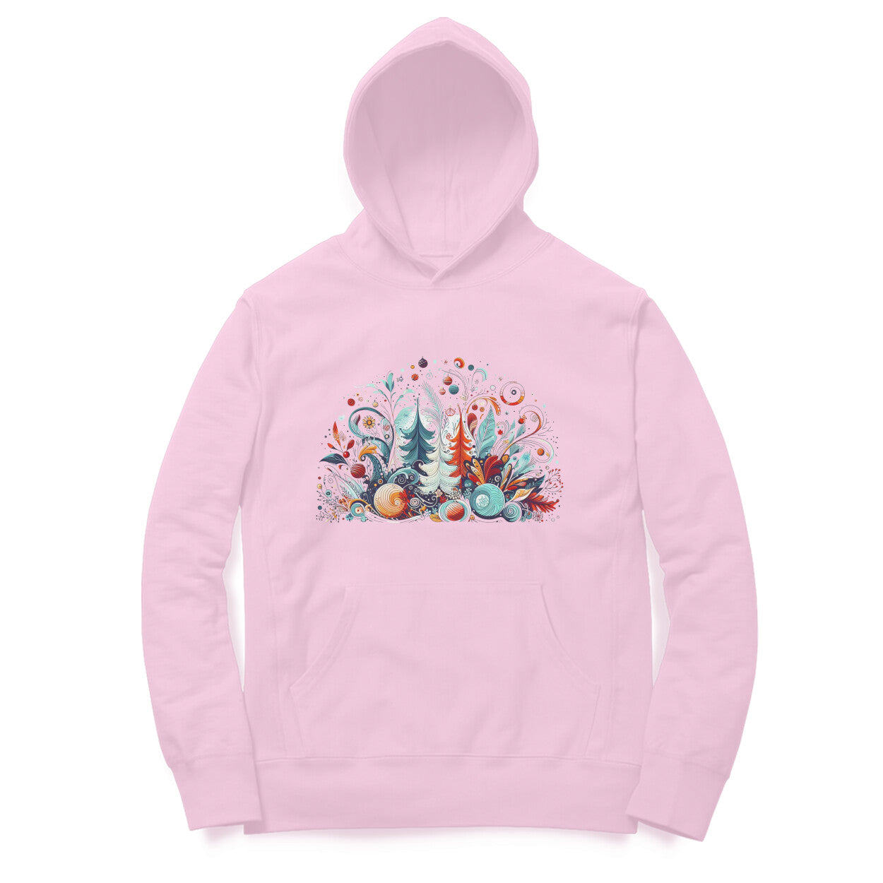 Winter Wonderland Men's Printed Hoodie - Christmas Magic Edition