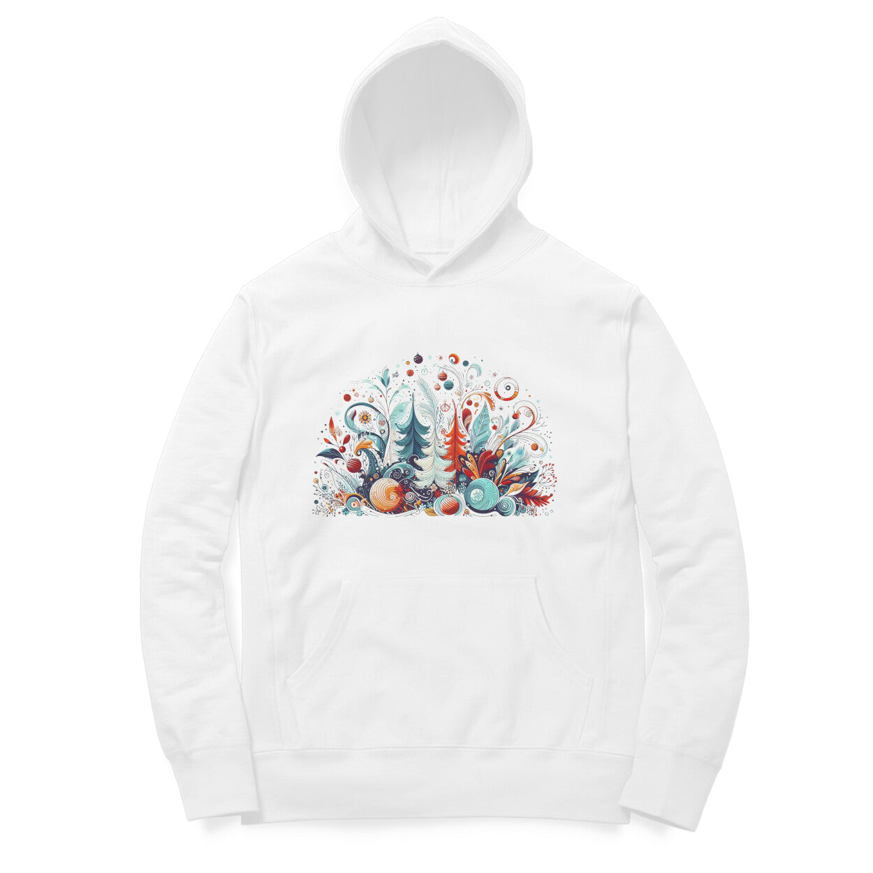 Winter Wonderland Men's Printed Hoodie - Christmas Magic Edition