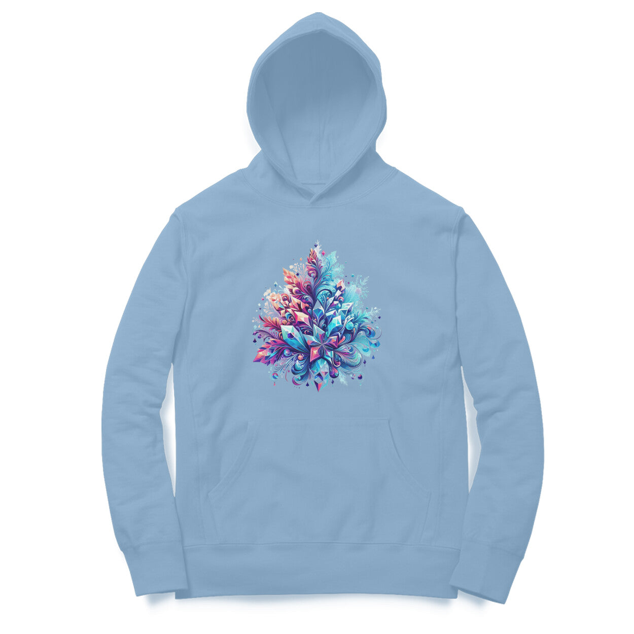 Snowflake Storm Unisex Printed Hoodie - Winter Wonderland Collection