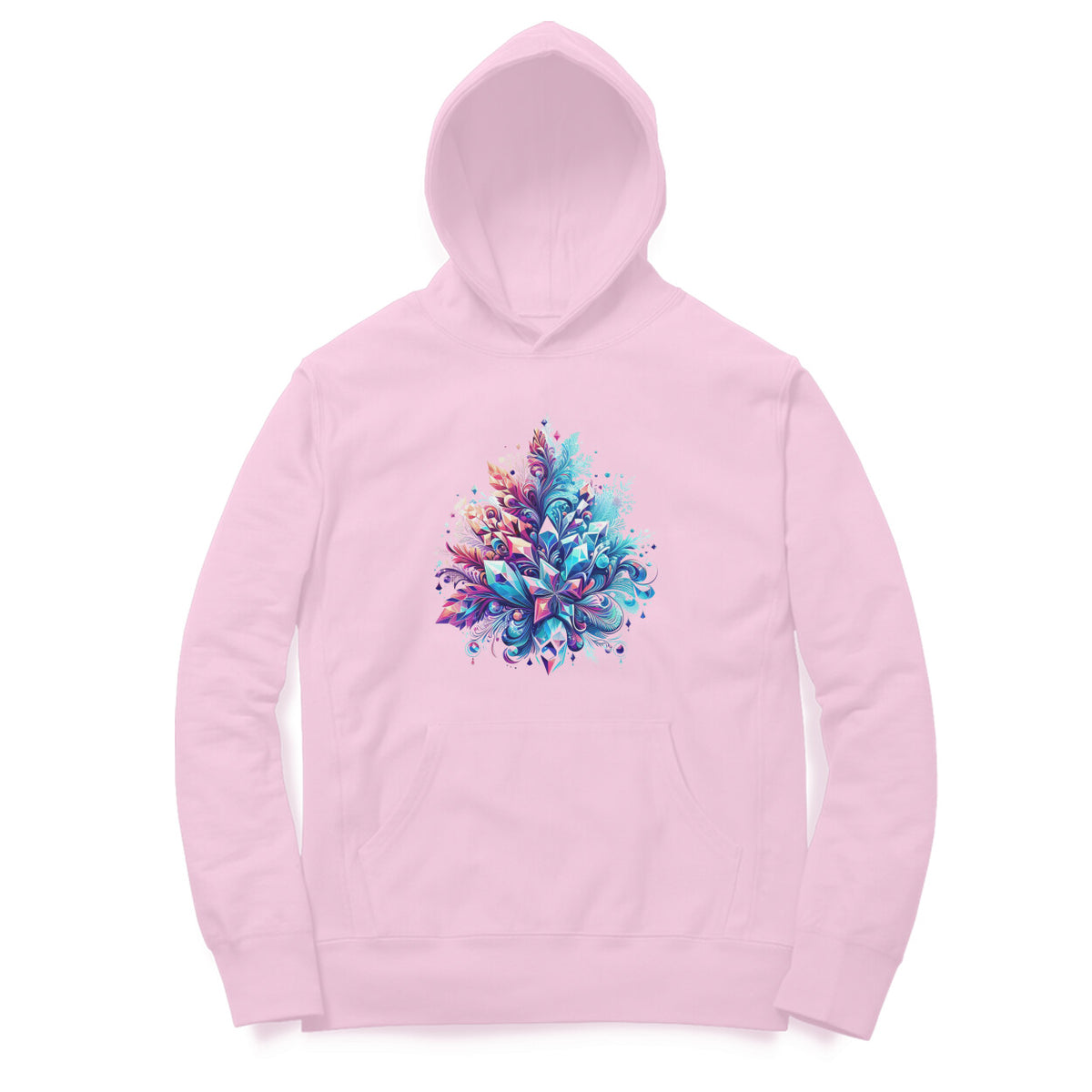 Snowflake Storm Unisex Printed Hoodie - Winter Wonderland Collection