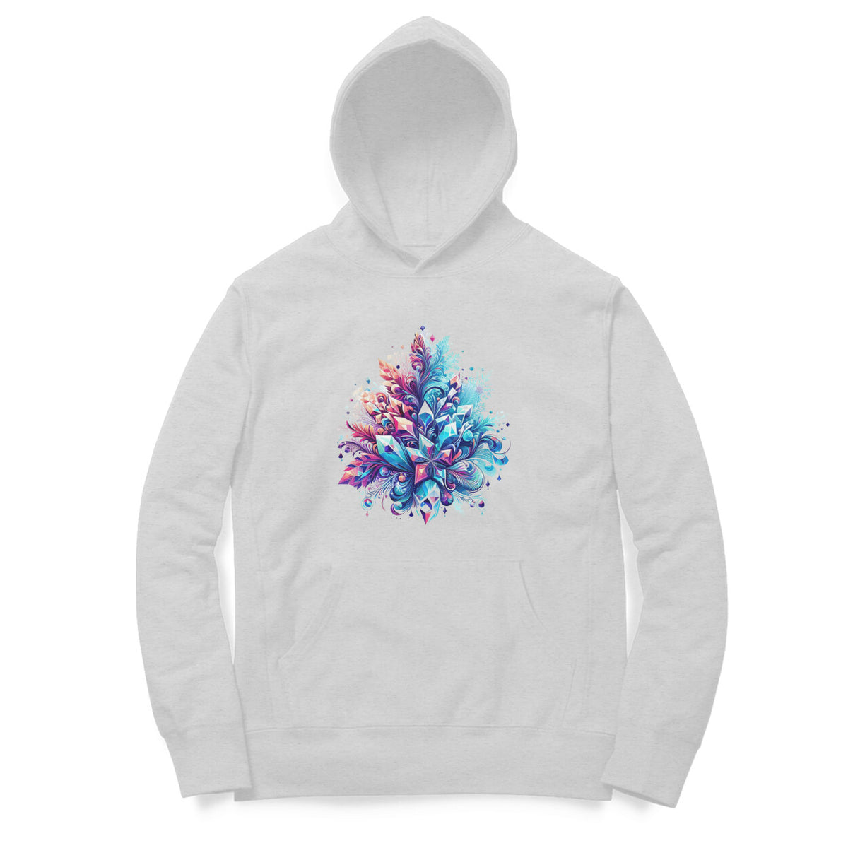 Snowflake Storm Unisex Printed Hoodie - Winter Wonderland Collection