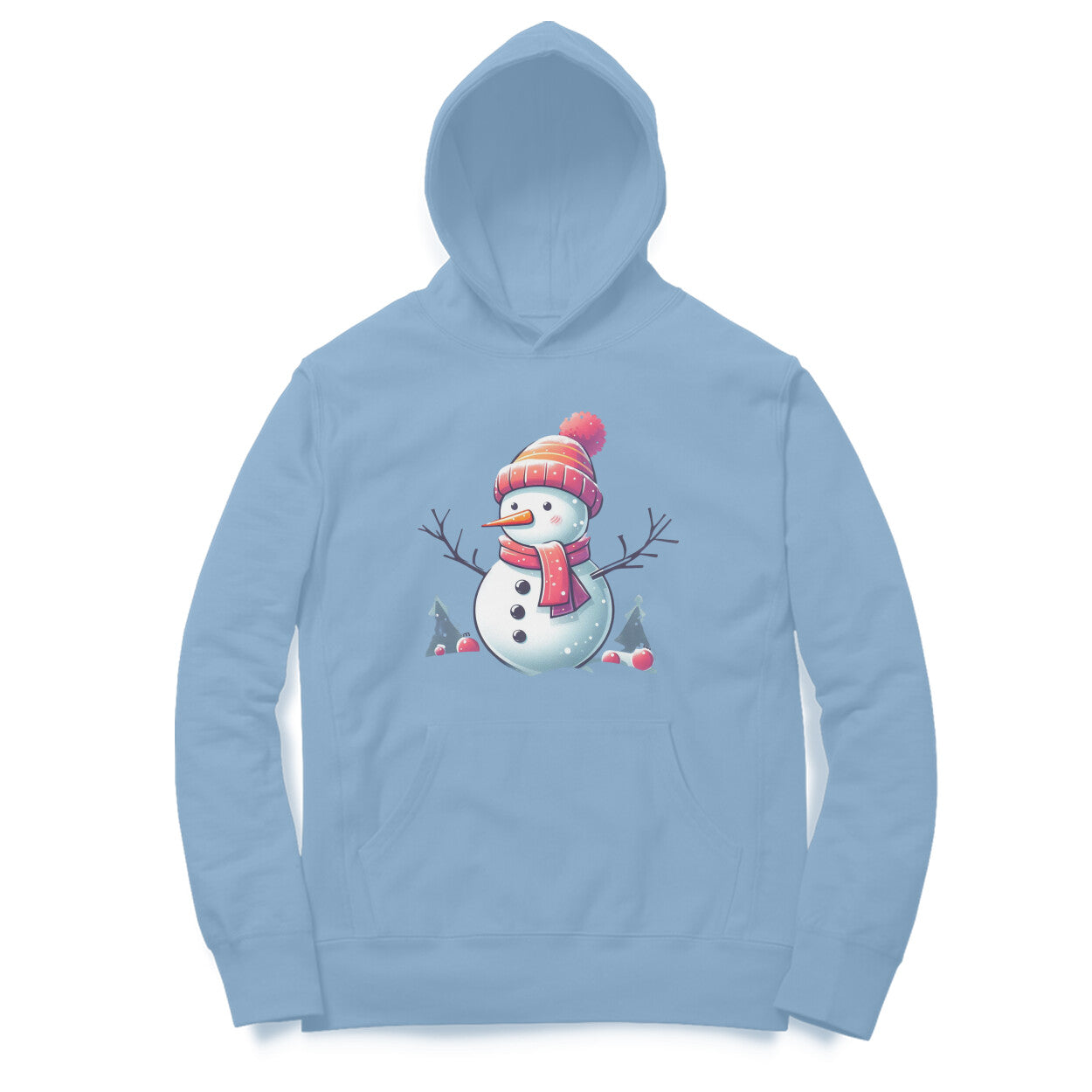Snowman Bliss Unisex Hoodie - Winter Wonderland Collection
