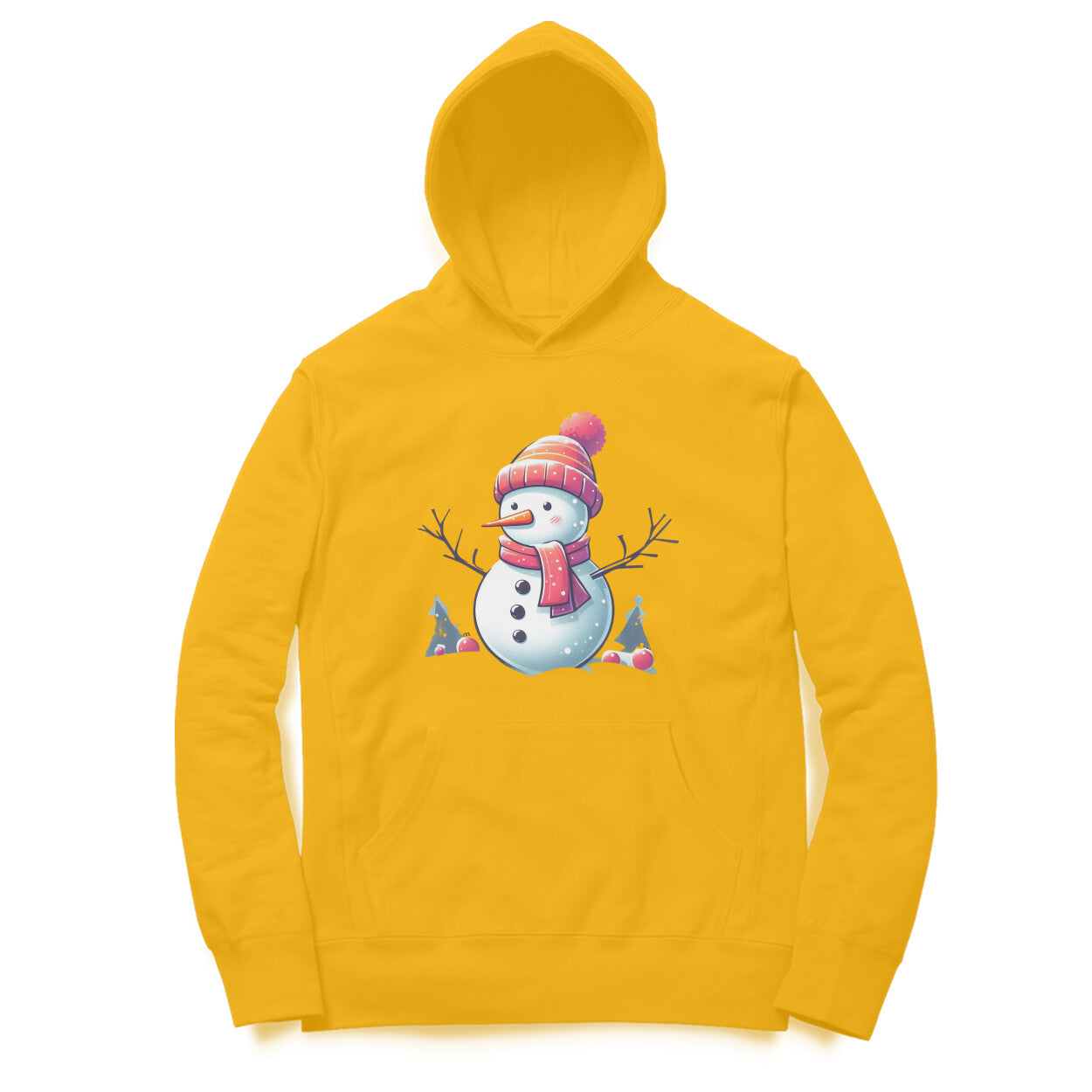 Snowman Bliss Unisex Hoodie - Winter Wonderland Collection