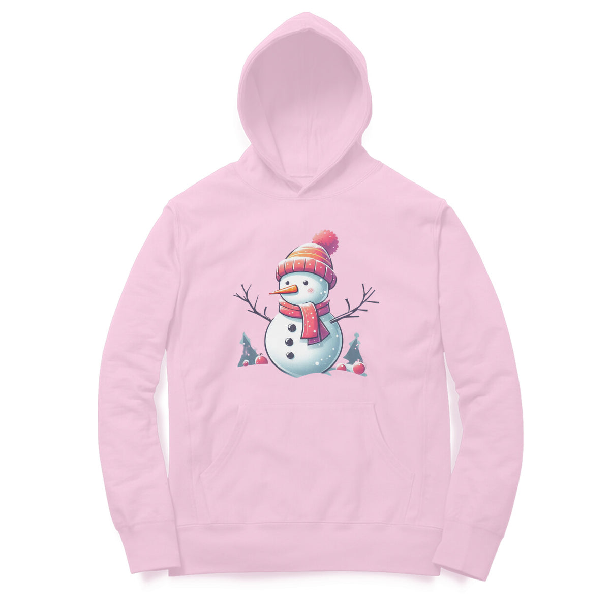 Snowman Bliss Unisex Hoodie - Winter Wonderland Collection