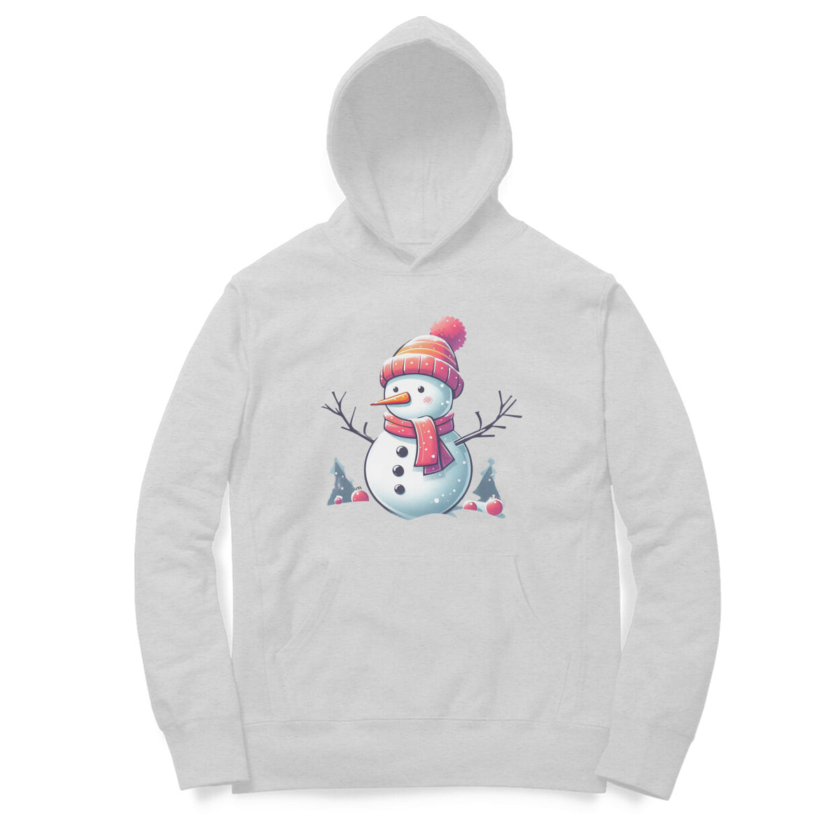 Snowman Bliss Unisex Hoodie - Winter Wonderland Collection