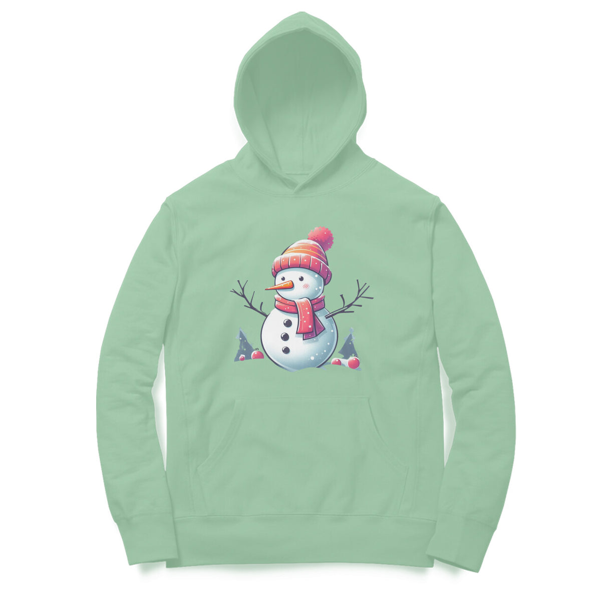 Snowman Bliss Unisex Hoodie - Winter Wonderland Collection
