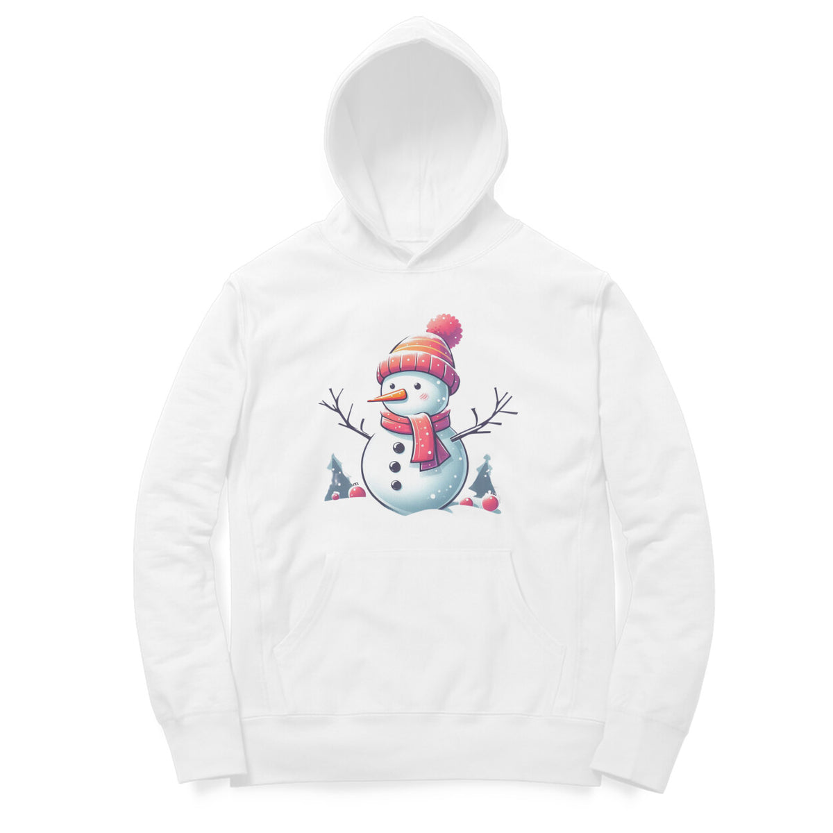 Snowman Bliss Unisex Hoodie - Winter Wonderland Collection