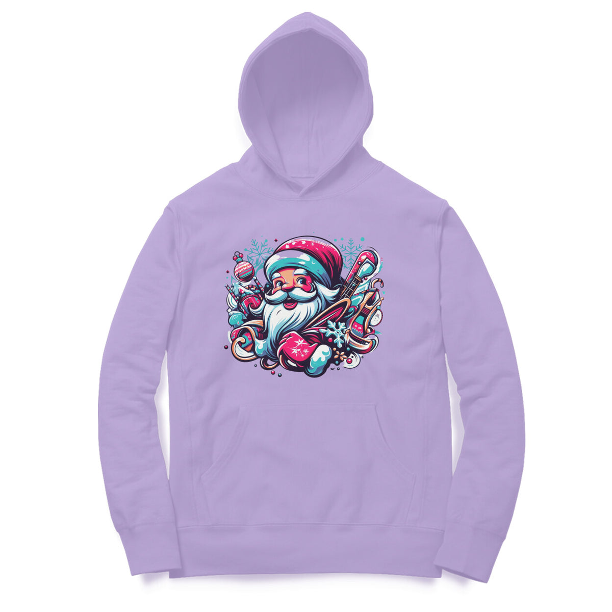 Santa's Delight Unisex Hoodie - Festive Cheer Collection